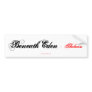 Beneath Eden - 1st edition Thelema -bumber sticker Bumper Sticker
