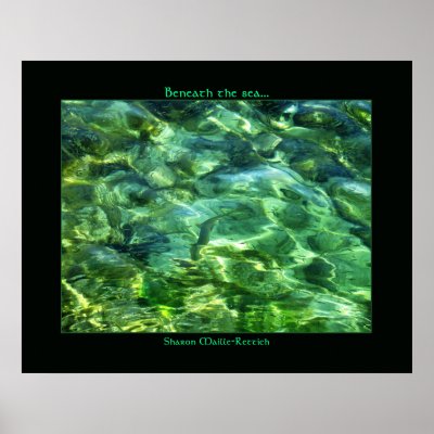 Beneath the sea Poster Print by IrishPirateQueen