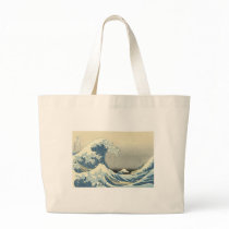 Beneath the Wave of Kanagawa, Hokusai, 1830-32 Canvas Bag