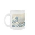 Unter der Welle von Kanagawa, Hokusai, 1830-32 Tas tassen