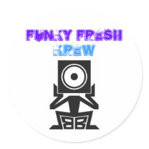 beneaththebeat, FUNKY FRISCH, Krew sticker by funky_fresh16 beneaththebeat, FUNKY FRISCH, Krew sticker