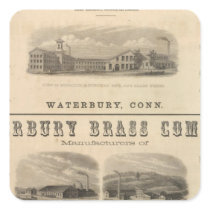 Benedict and Burnham Manufacturing Company Square Stickers
