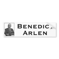 Benedict Arlen bumper stickers