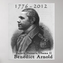 Benedict Arnold-Barack Hussein Obama Print