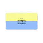 Benesov, Czech Republic flag Custom Address Labels