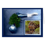 Bengal Cat Christmas Greeting Card