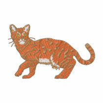 Bengal Cat embroidered shirts