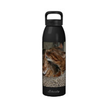 Bengal Cat Kiss Reusable Water Bottles