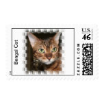 Bengal Cat Postage Stamp