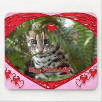 Bengal Cat Valentine Mousepad mousepads