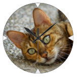 Bengal Cat Wall Clock