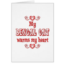 Bengal Cats Warm My Heart cards
