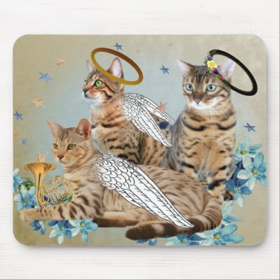 Bengal Perfect Angels Mousepad by friskybiz