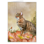 Bengal Rainy Day Greeting Card
