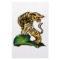 Bengal Tiger Art #031 stationery by Mustang_Lady Bengal Tiger Art #031 stationery