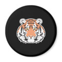 bengal tiger head magnets by doonidesignsanimals bengal tiger head magnets