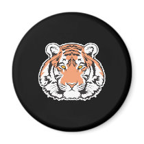 bengal tiger head magnets by doonidesignsanimals bengal tiger head magnets