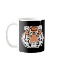 bengal tiger head mug
