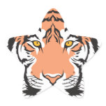 bengal tiger head sticker