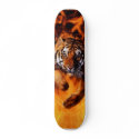 Bengal-Tiger-Jumping-Flames skateboards