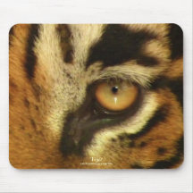 Bengal Tiger's Eye Big Cat Wildlife Mousemat Mousepads