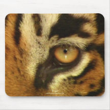 Bengal Tiger's Eye Big Cat Wildlife Mousepad
