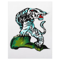 Bengal White Tiger letterhead by Mustang_Lady Bengal White Tiger letterhead