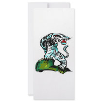 Bengal White Tiger Rack Cards