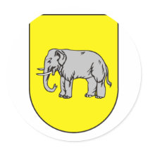 Benguela , Angola Round Stickers