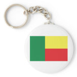 benin africa flag icon key chain