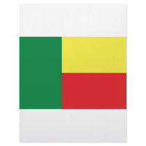 benin africa flag icon letterhead