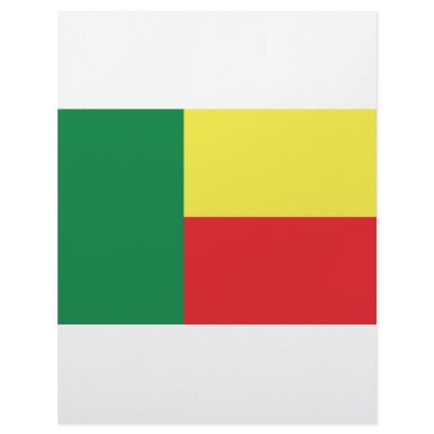 benin africa flag icon letterhead design by TomaniacLines