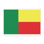 benin africa flag icon post cards