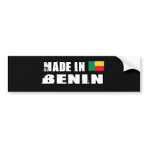 BENIN BUMPER STICKER