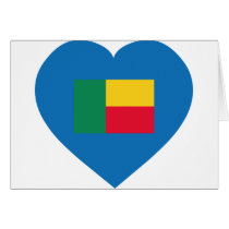 Benin Greeting Card