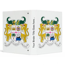 Benin Coat of Arms detail Vinyl Binder