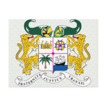 Benin Coat of Arms detail Post Cards