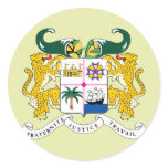 Benin Coat of Arms detail Sticker