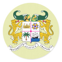 Benin Coat of Arms detail Sticker