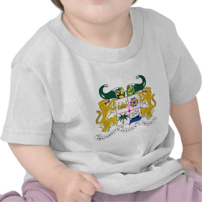 Benin Coat of Arms detail Tee Shirts by representmycountry