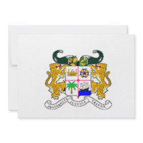 Benín Coat of Arms Personalized Announcements