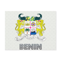 Benin Coat of Arms Post Card