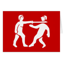 Benin Empire Flag / Emblem Card