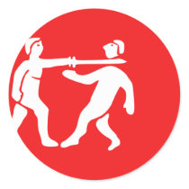 Benin Empire, Nigeria Round Sticker