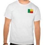 Benin Flag Map Basic T-Shirt