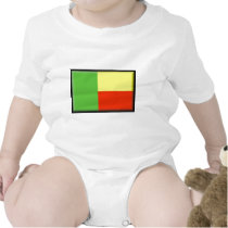 Benin Flag Baby Creeper