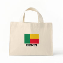 Benin Flag Canvas Bag
