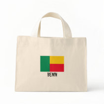 Benin Flag Canvas Bags