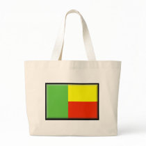 Benin Flag Canvas Bag