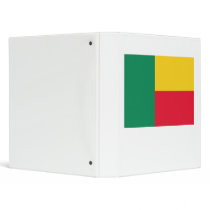 Benin Flag 3 Ring Binder